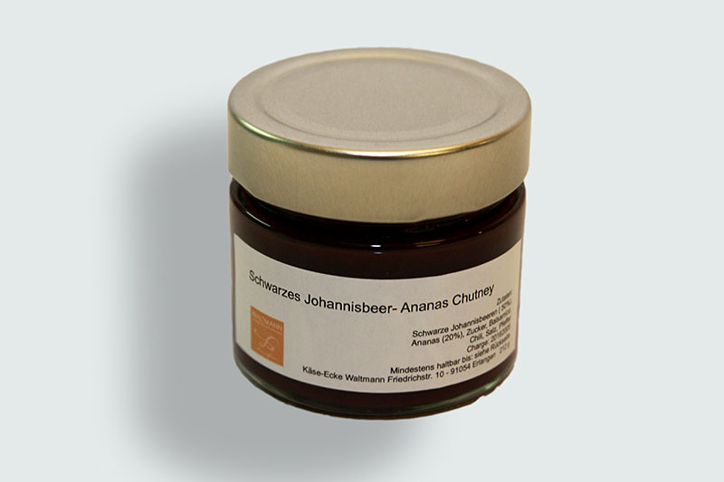 Schwarzes Johannisbeer- Ananas Chutney