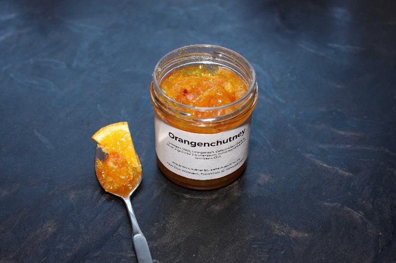 NEU ! Hausgemachtes Orangen-Chutney