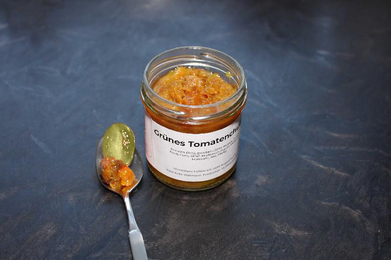 NEU !!! Grünes & Rotes Hausgemachtes Tomaten-Chutney