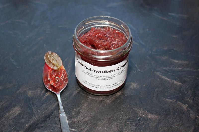 NEU !!! Rotes Zwiebel-Trauben-Chutney, hausgemacht
