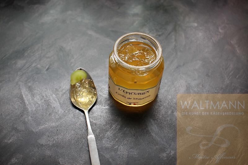 Sauternes-Confit (neuer Hersteller, süßlich, leicht scharf)!