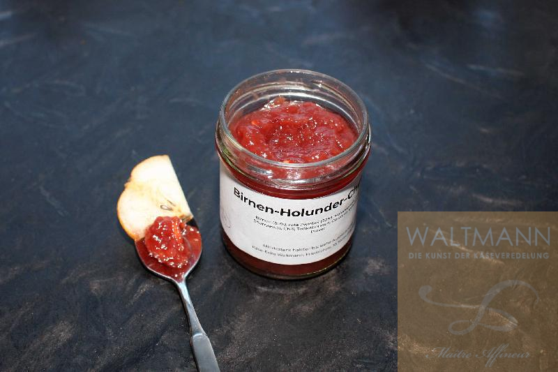 NEU !!! Hausgemachtes Birnen-Holunder-Chutney